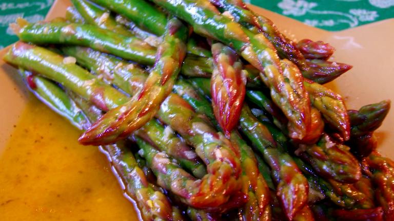 Cold Asparagus With Mustard Dressing created by Rita1652