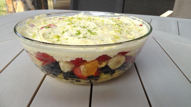 Delicious Layered Fruit Salad Created by MargiePM