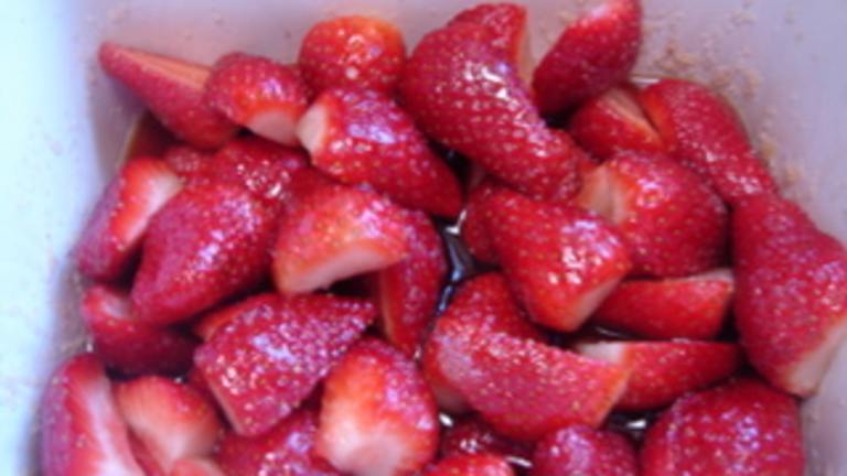 Strawberries Marsala created by Elkaybee