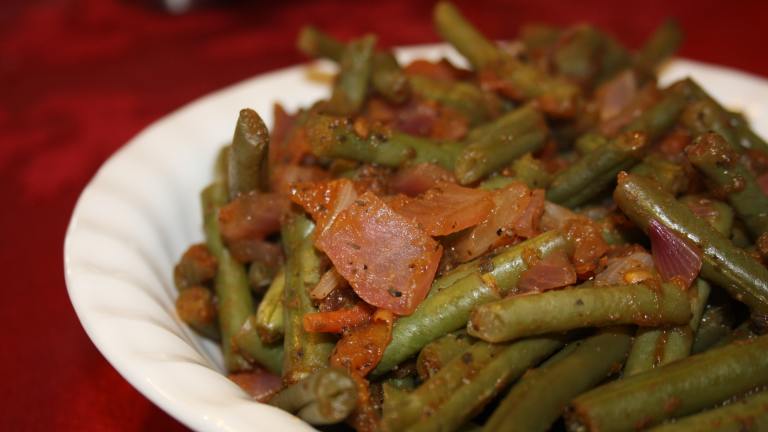 Green Beans Stewed With Tomatoes Created by  Pamela 