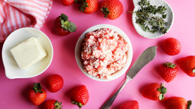 Strawberry Thyme Butter created by Jonathan Melendez 