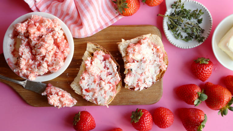 Strawberry Thyme Butter Created by Jonathan Melendez 