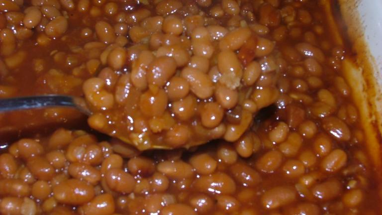 Root Beer Baked Beans Created by Lvs2Cook