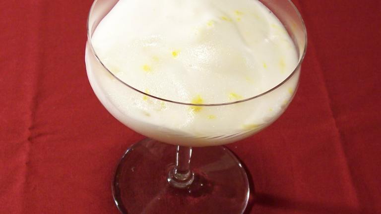 Snow Pudding With Grand Marnier Sauce Created by Whisper