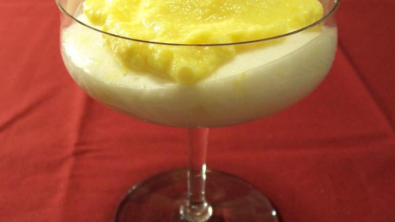 Snow Pudding With Grand Marnier Sauce Created by Whisper