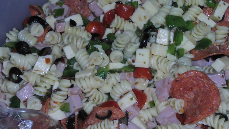 Supreme Pizza Pasta Salad created by teresas