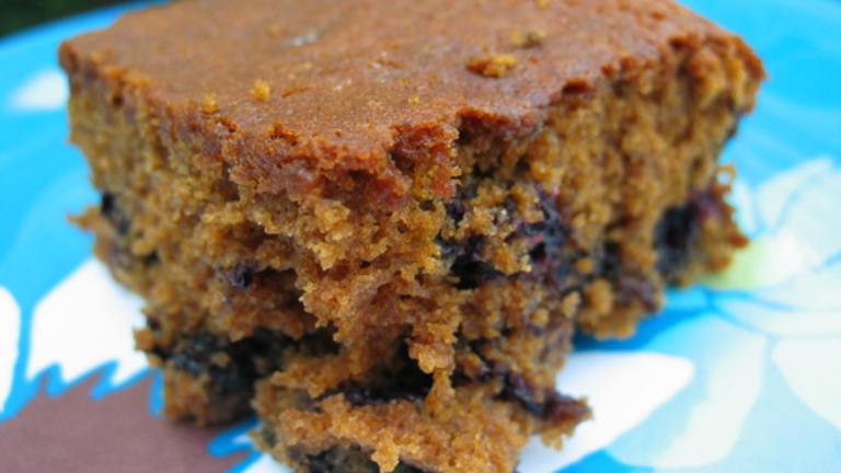 Spicy Molasses Blueberry Cake Created by flower7