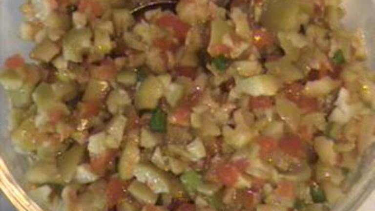 Green Olive Relish  (basic) created by Mamas Kitchen Hope