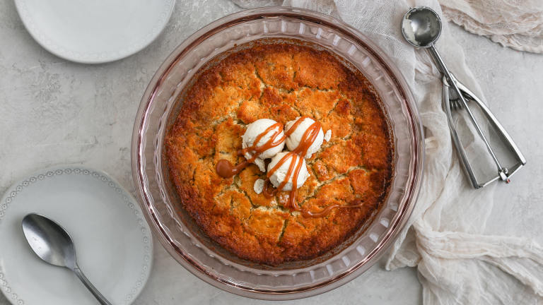 Bill's Banana Caramel Self-saucing Pudding Created by frostingnfettuccine