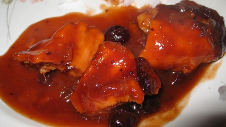 Sweet and Sour Cranberry Chicken Created by KellyMae