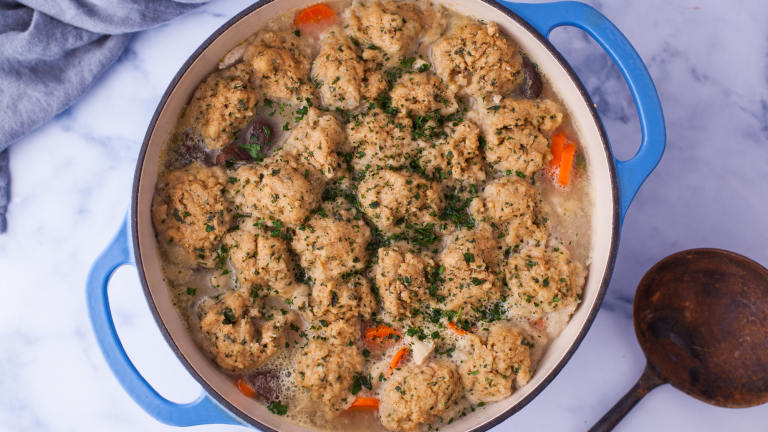 Low Calorie yet   Delicious Chicken and Baby Dumplings Created by DianaEatingRichly