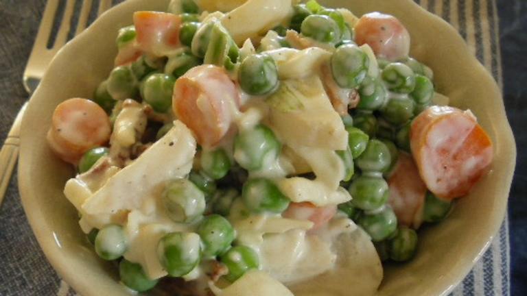 Pea and Water Chestnut Salad Created by PanNan