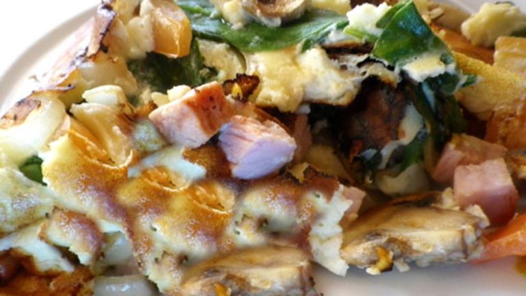 Crustless Stir-Fry Quiche, or Scrambled Omelette Created by Bergy