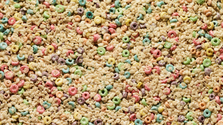 Fruit Loop Rice Krispies Treats Created by Andrew Purcell