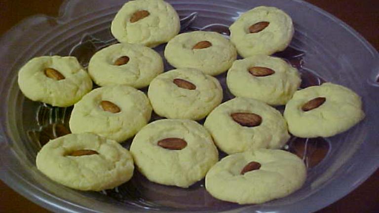 Chinese Almond Cookies created by Chef PotPie