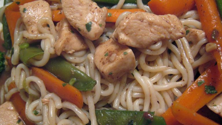 Five-Spice Chicken With Noodles created by yogiclarebear