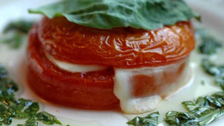 Tomato and Mozzarella Burger Created by Sackville