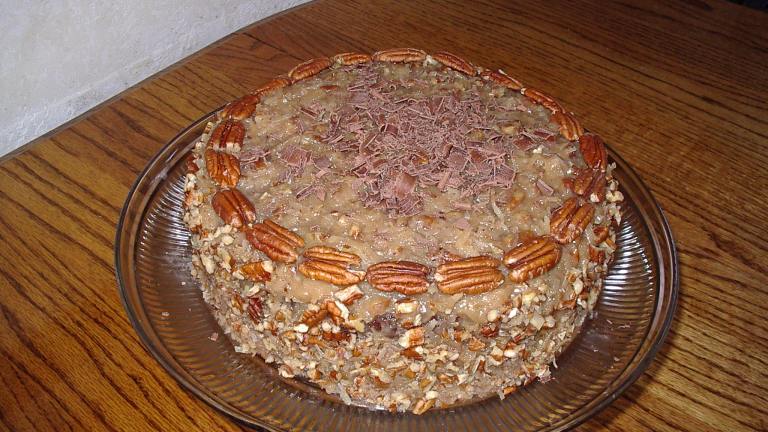 German Chocolate Layer Cake With Coconut Pecan Frosting Created by DamiansMummy