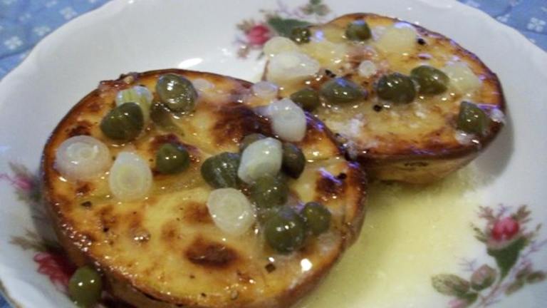 Red Potatoes Roasted With Lemon Caper Sauce created by 2Bleu