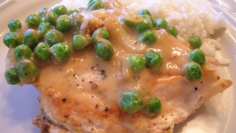 Spring Chicken Fricassee With Peas created by Pam-I-Am