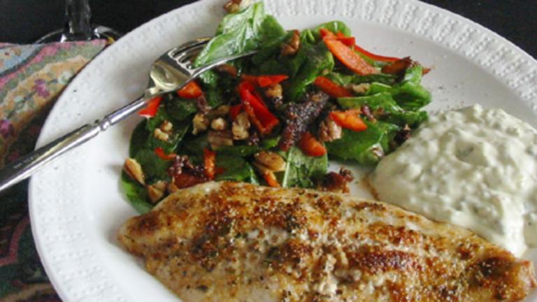 Herbed Grilled Catfish Created by Caroline Cooks