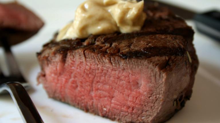 Marinated Filet Mignon With Flavored Butter Created by GaylaJ