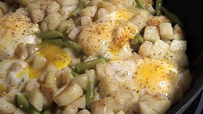 Creamy Potatoes With Green Beans & Eggs created by Lori Mama