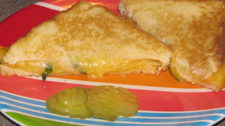 Spring Onion Grilled Cheese Sandwich created by kellychris