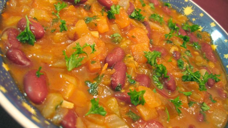 Tomato and Bean Soup created by eatrealfood