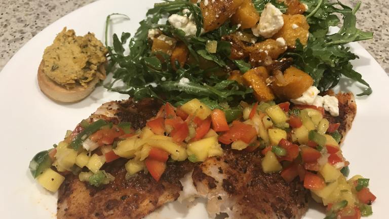 Red Snapper With Mango Salsa Created by Marcie Swazer