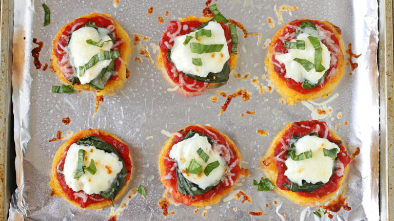 Polenta Mini Pizzas Created by DeliciousAsItLooks