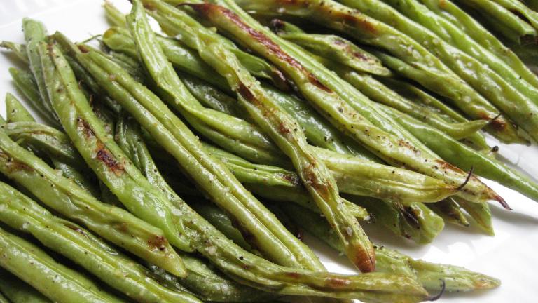 Roasted Garlic-Pepper Green Beans Created by gailanng