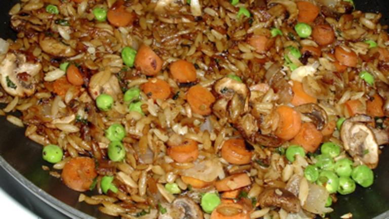 Orzo Stir Fry With Veggies created by Bergy
