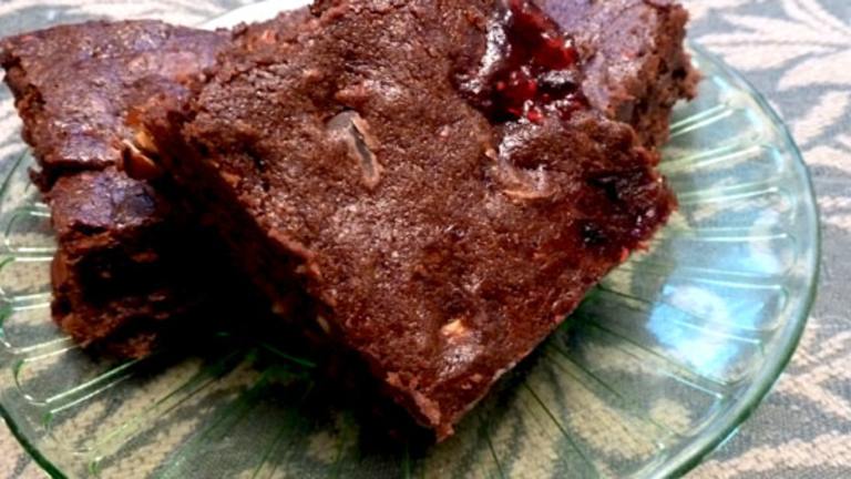 Fudge Raspberry Brownies created by momaphet