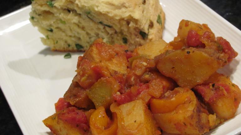 Friggione (A Side Dish of Potatoes & Tomatoes & Peppers) Created by januarybride 