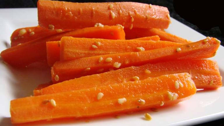 Orange Sesame Carrots created by Boomette