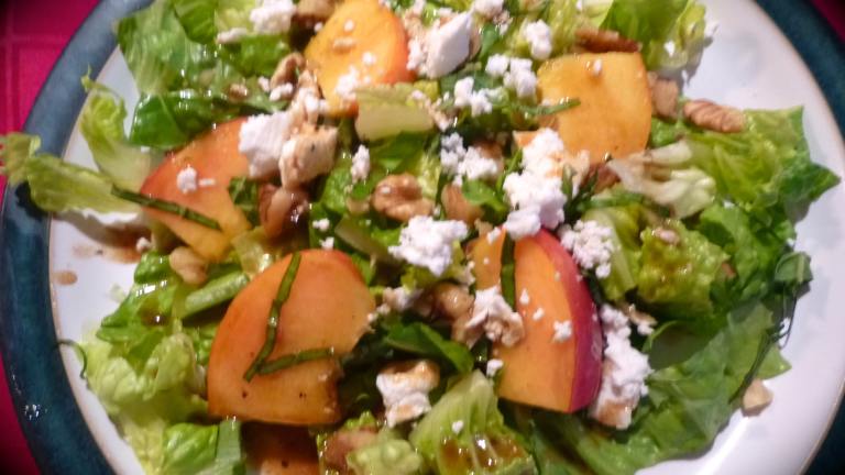 Lettuce, Peaches and Basil created by Chicagoland Chef du 