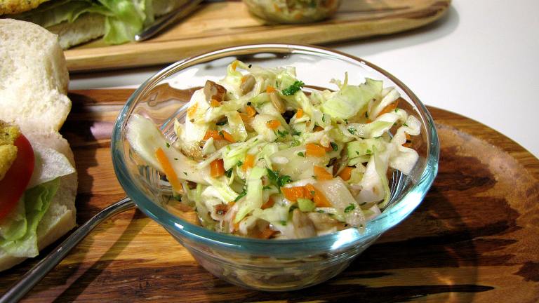 Coleslaw With Apple and Honey Dressing.. Created by loof751