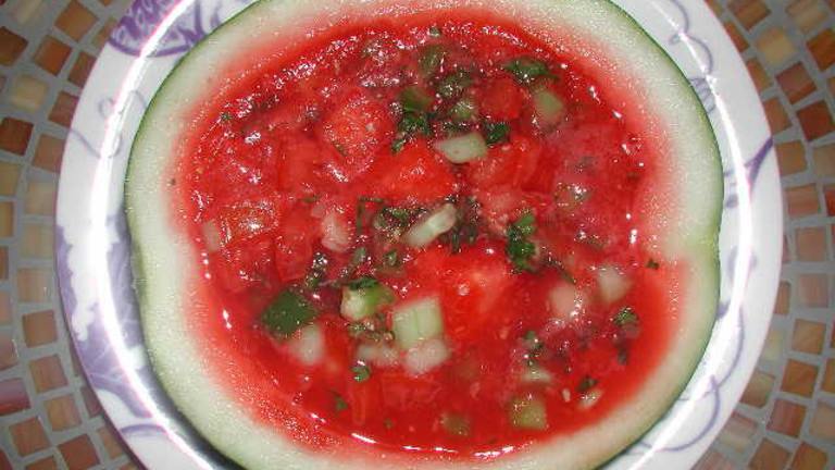 Watermelon Tomato Gazpacho created by Kumquat the Cats fr