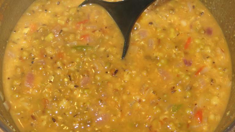 Moong Sabzi (Lentil Vegetable Mix) created by Dhaval