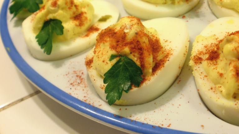 Dees Plain Old Deviled Eggs Created by Marie Nixon