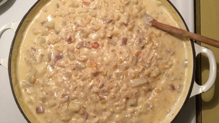Easy Chicken Corn Chowder With Chilies Created by seal angel