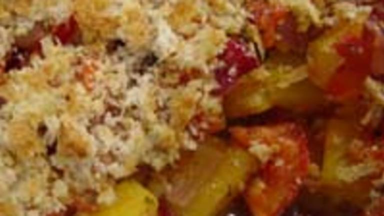 Pumpkin and Tomato Bake Created by Sackville