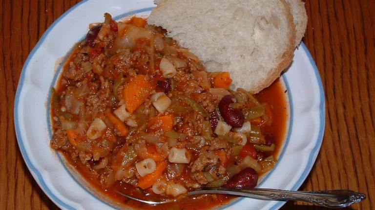 Minestrone Soup With Meat created by Bella Donna