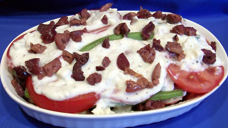 Two Cheese Green Beans & Tomatoes -- Hot or Cold Created by Derf2440