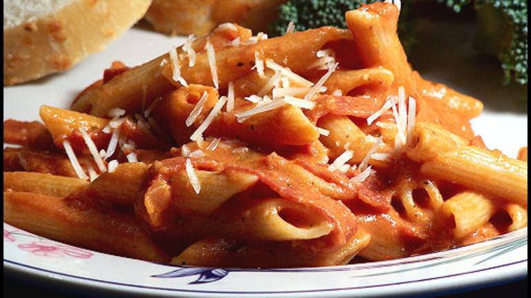 Penne With Creamy Vodka Sauce Created by kzbhansen