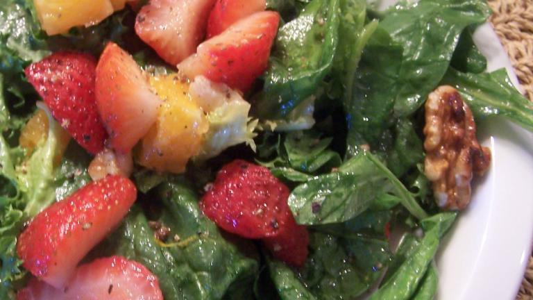 Spinach Salad With Orange Vinaigrette Created by PaulaG