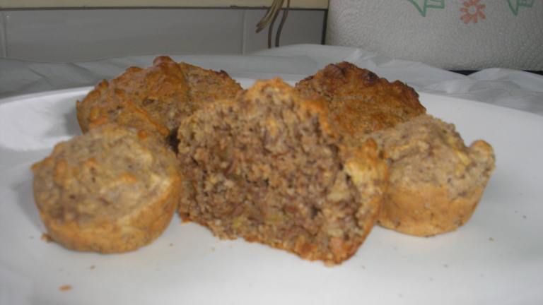 Healthy Apple Walnut Muffins With Flax Seed created by melting pot