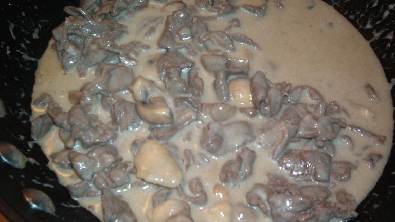 Low-Carb Beef Stroganoff created by Artsy Chef