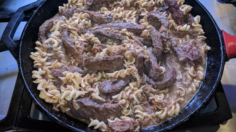 Low-Carb Beef Stroganoff Created by groach